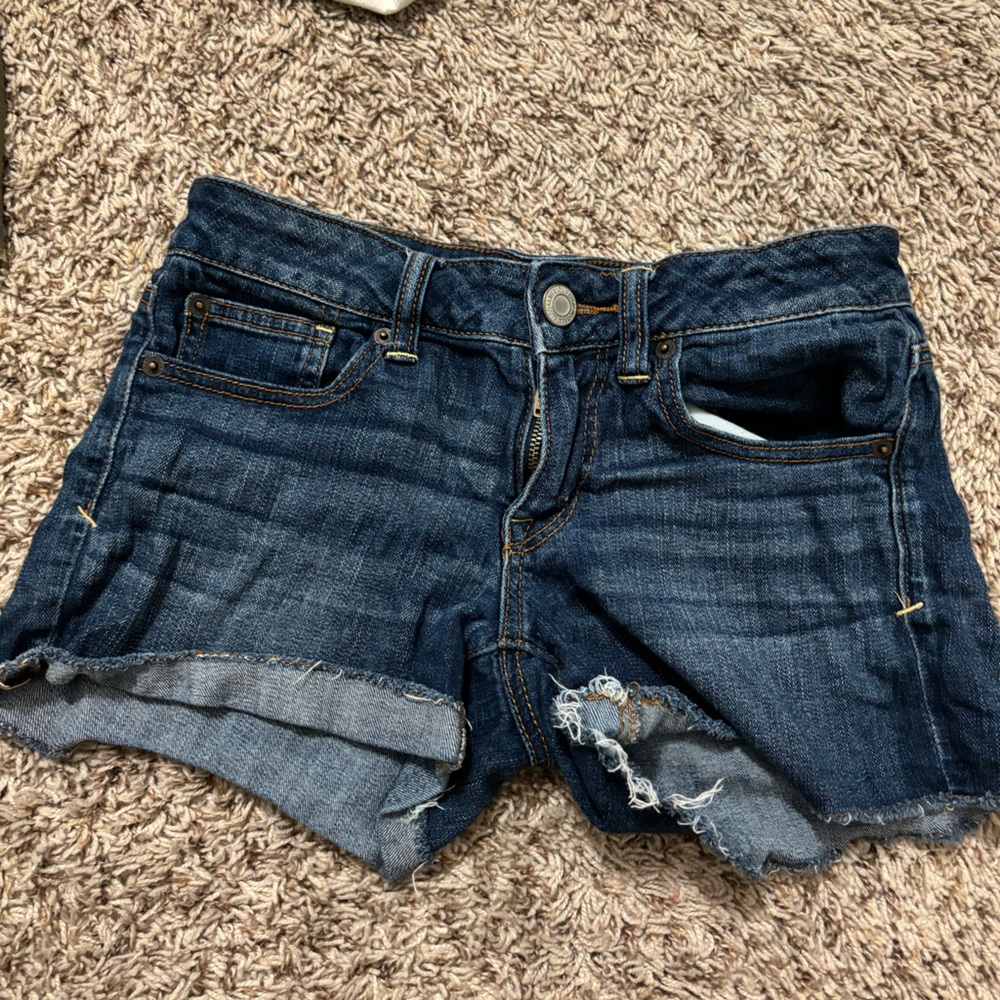 American Eagle Distressed Jean Shorts